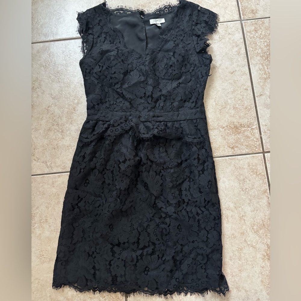 Joie Black Lace Mini Dress